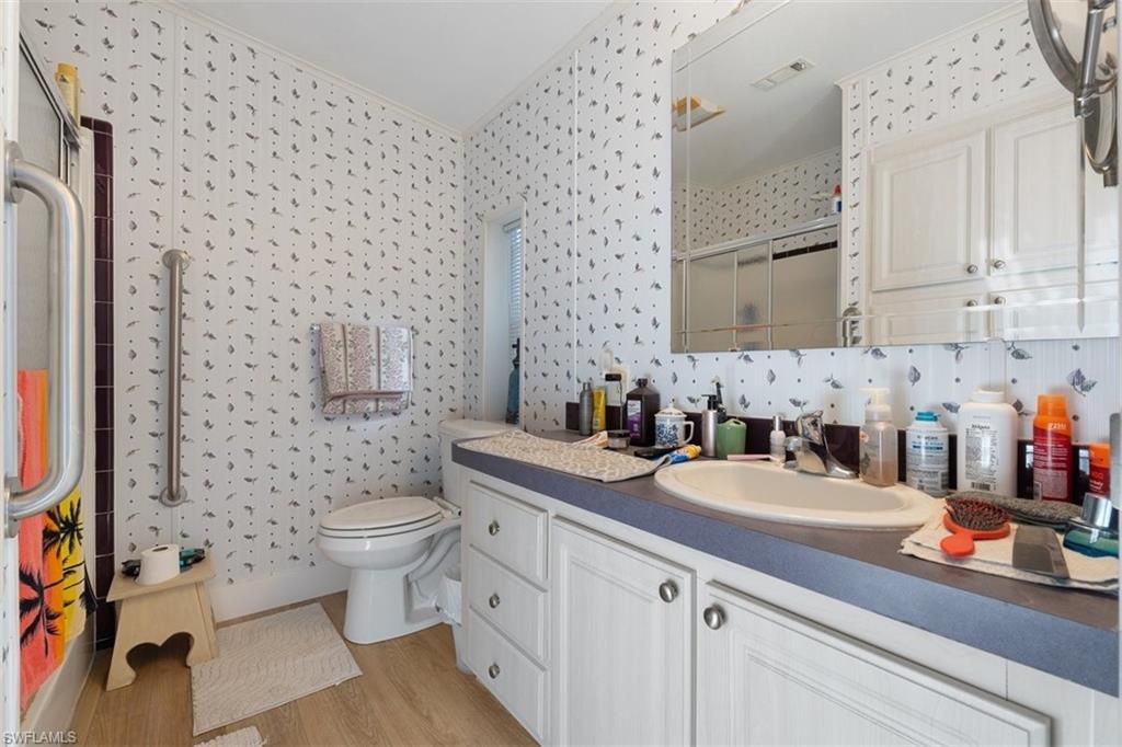 Bathroom, Interior, Wood Texture Flooring