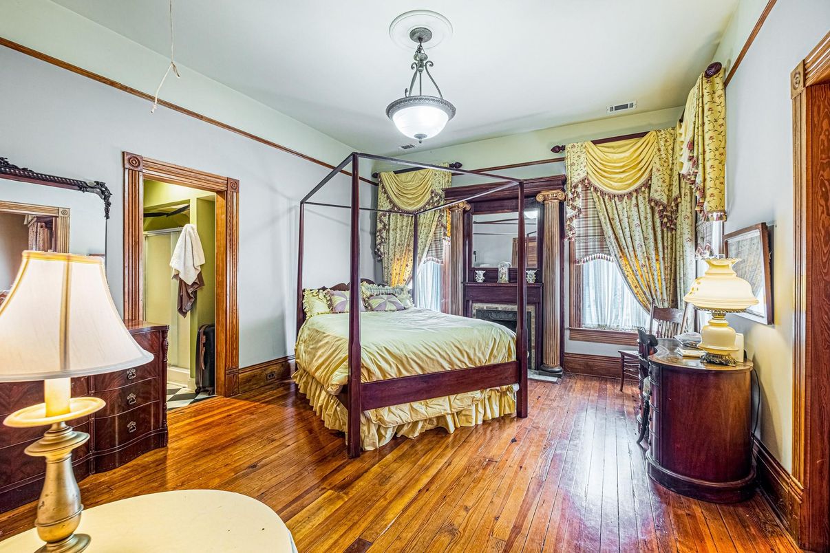 Bedroom, Interior, Wood Texture Flooring