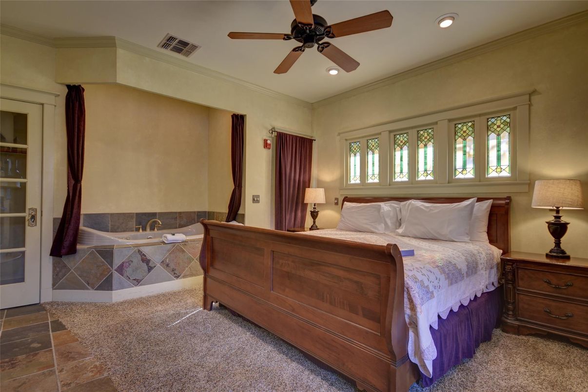 Bedroom, Interior, Recessed Lighting