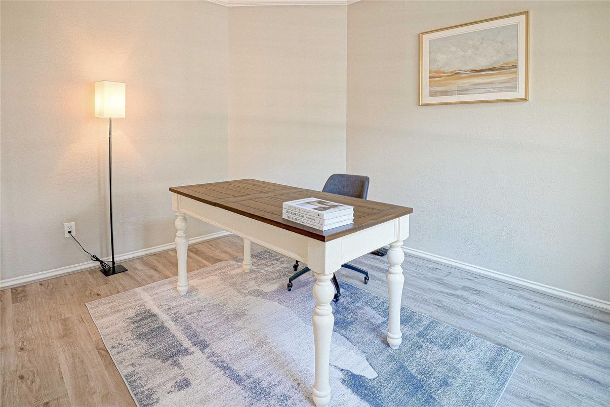 Home Office, Interior, Wood Texture Flooring