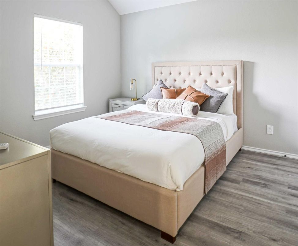 Bedroom, Interior, Wood Texture Flooring