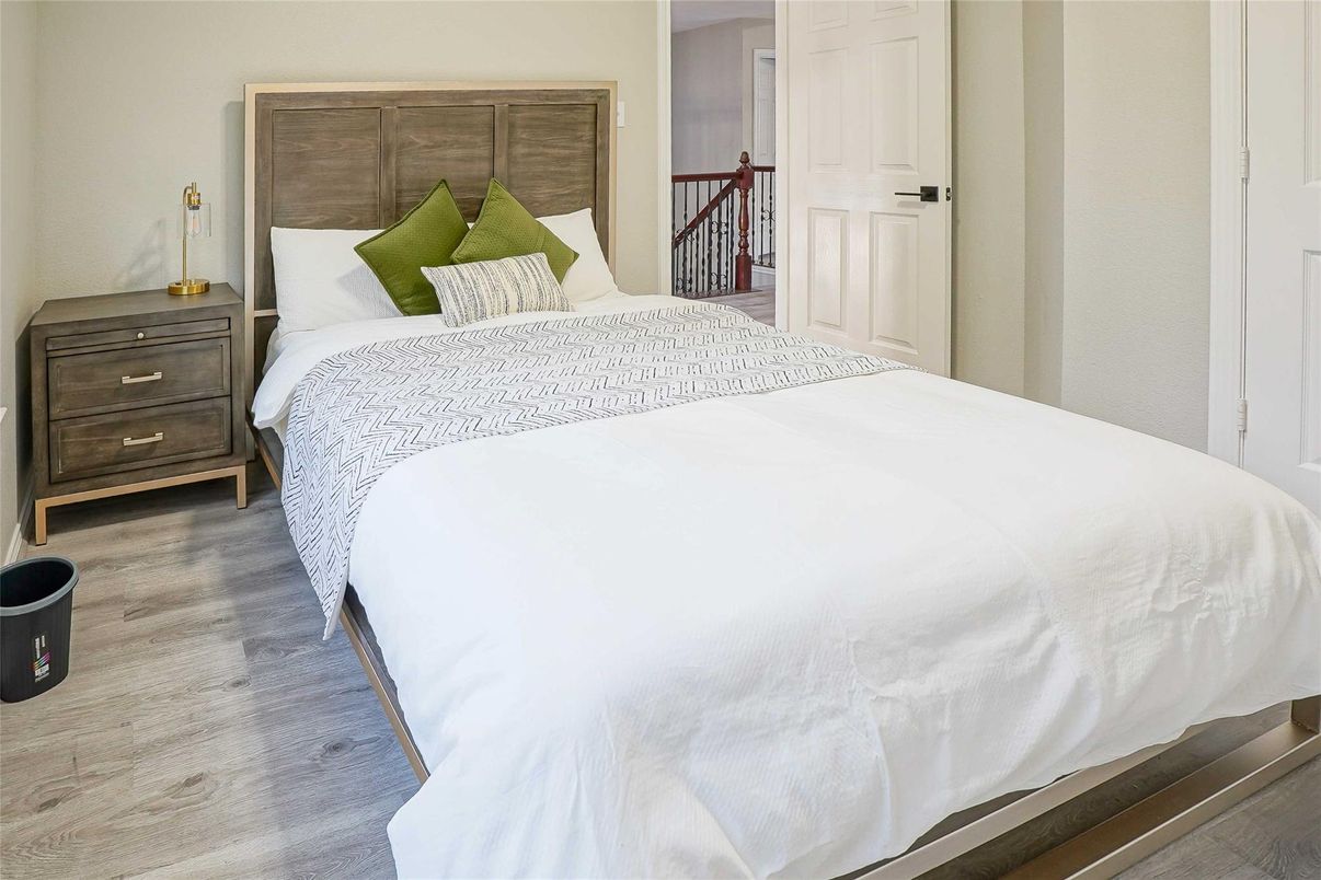 Bedroom, Interior, Wood Texture Flooring