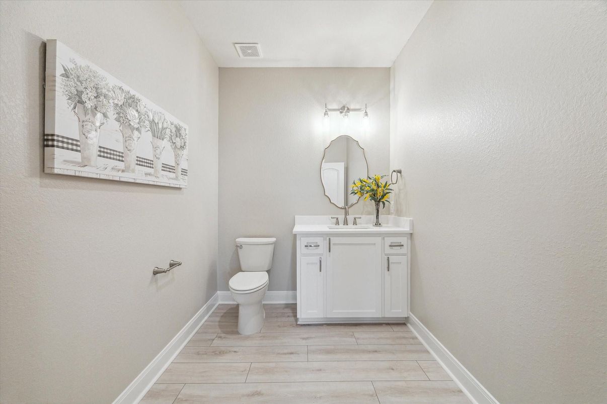 Bathroom, Interior, Wood Texture Flooring