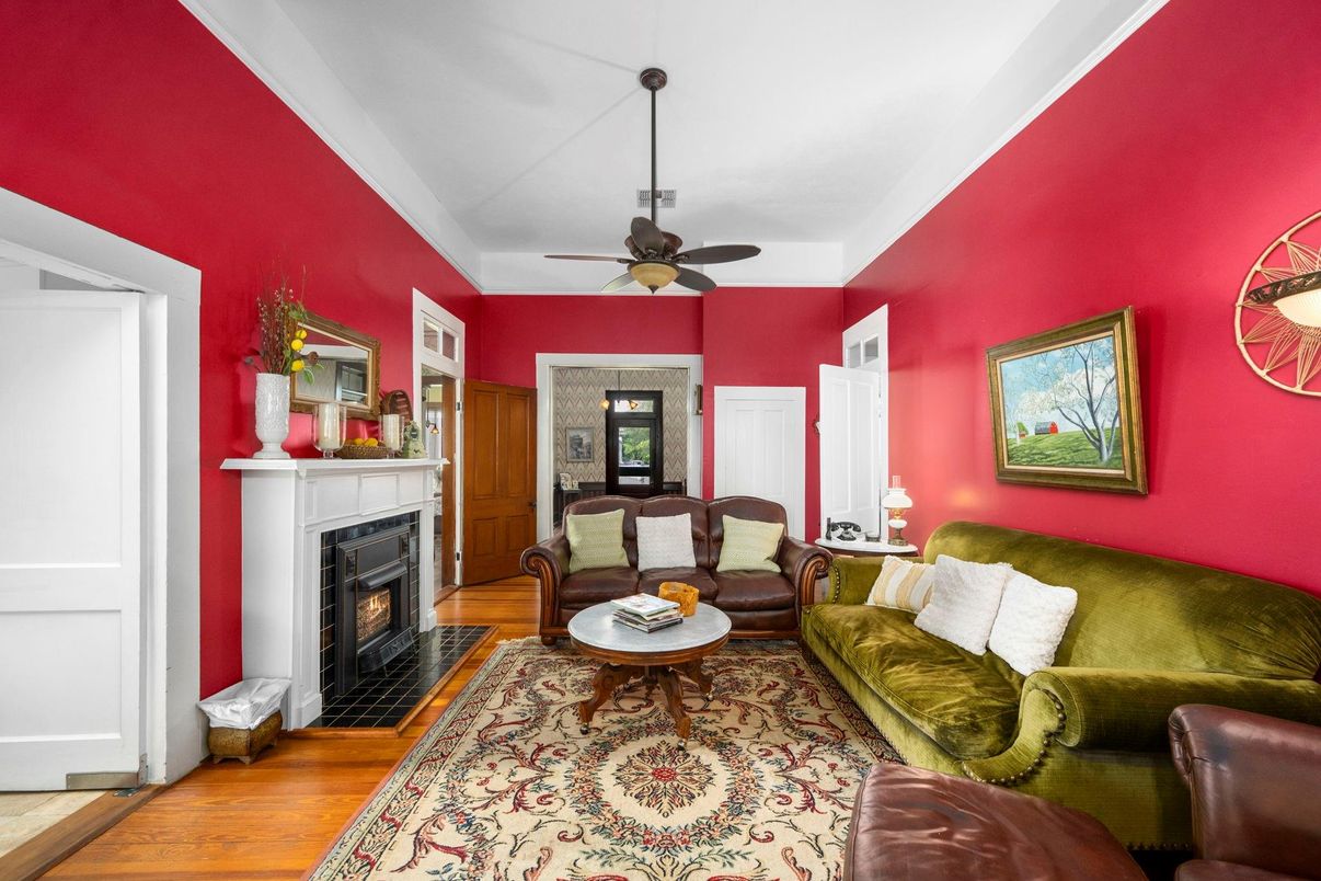Fireplace, Interior, Living room, Wood Texture Flooring