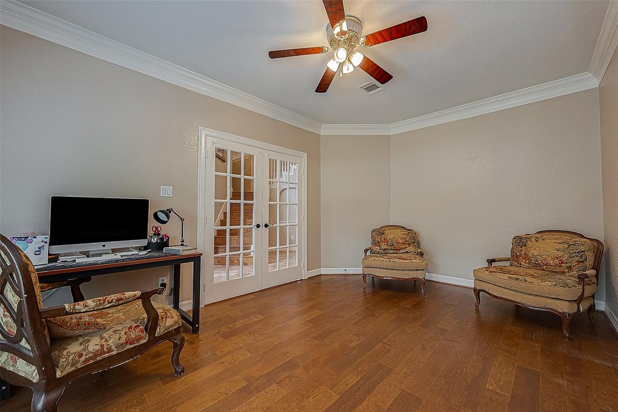 Home Office, Interior, Wood Texture Flooring