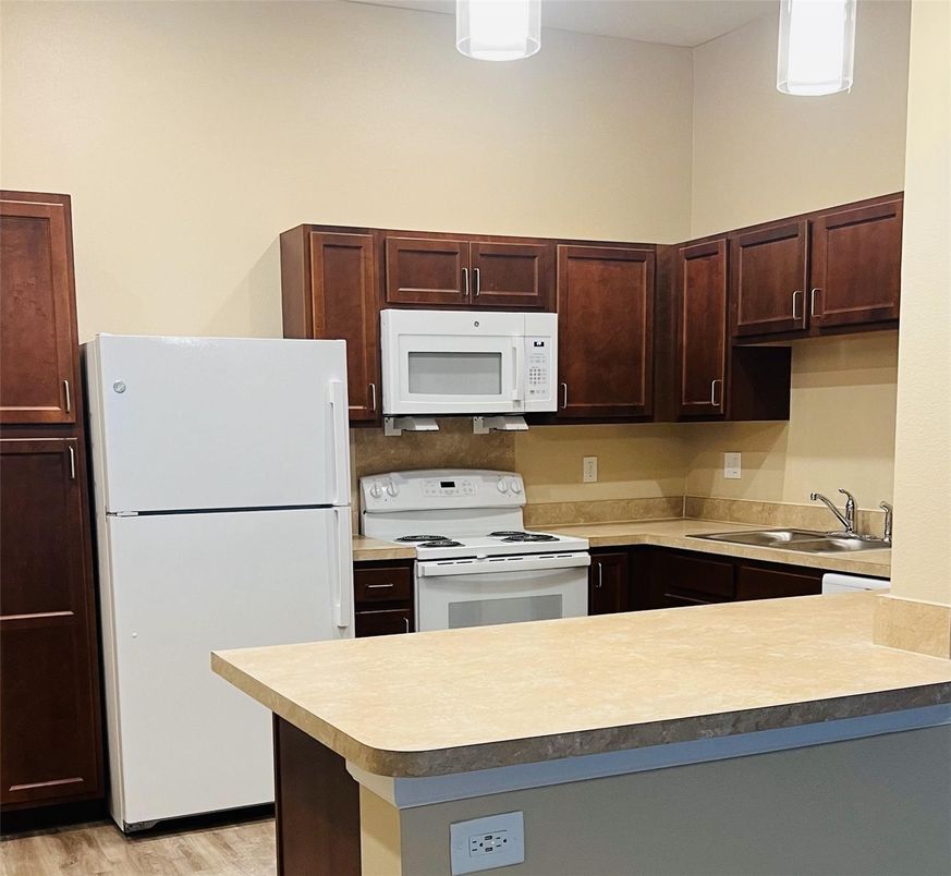 Interior, Kitchen, Wood Texture Flooring