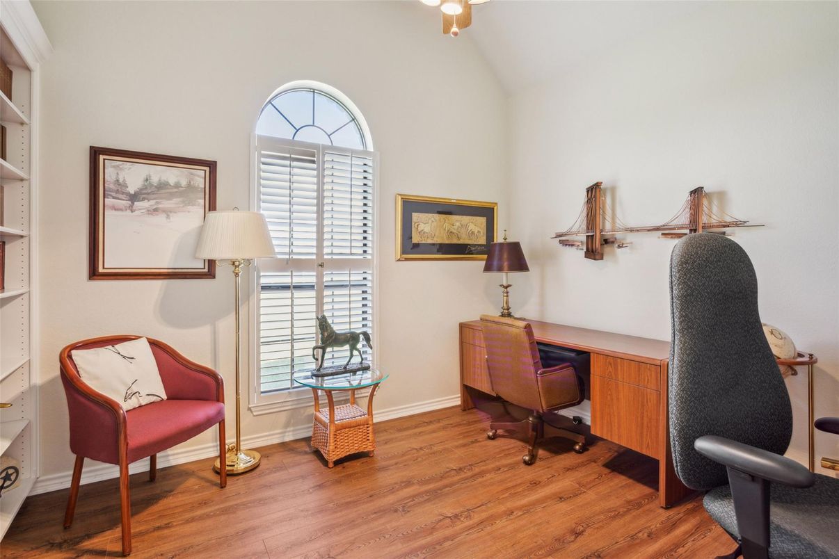 Home Office, Interior, Wood Texture Flooring