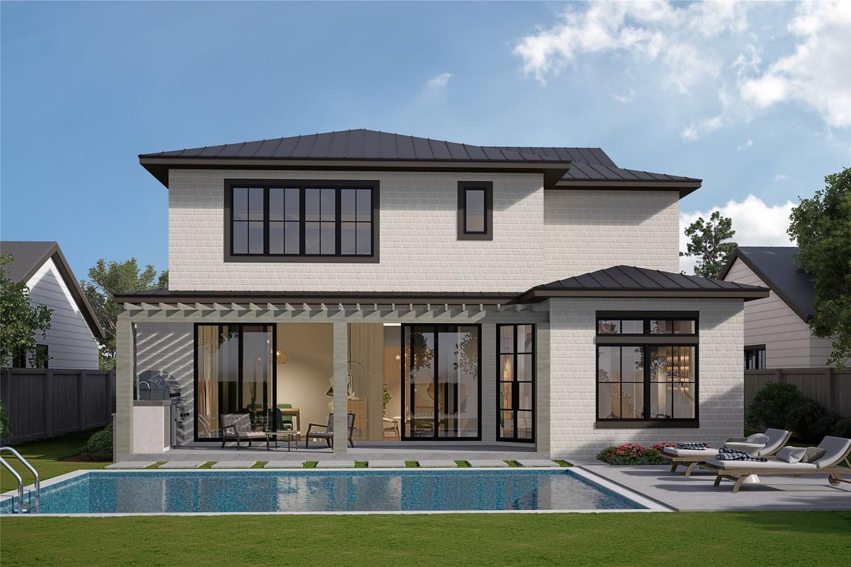 Exterior, Facade, Pool, Farmhouse