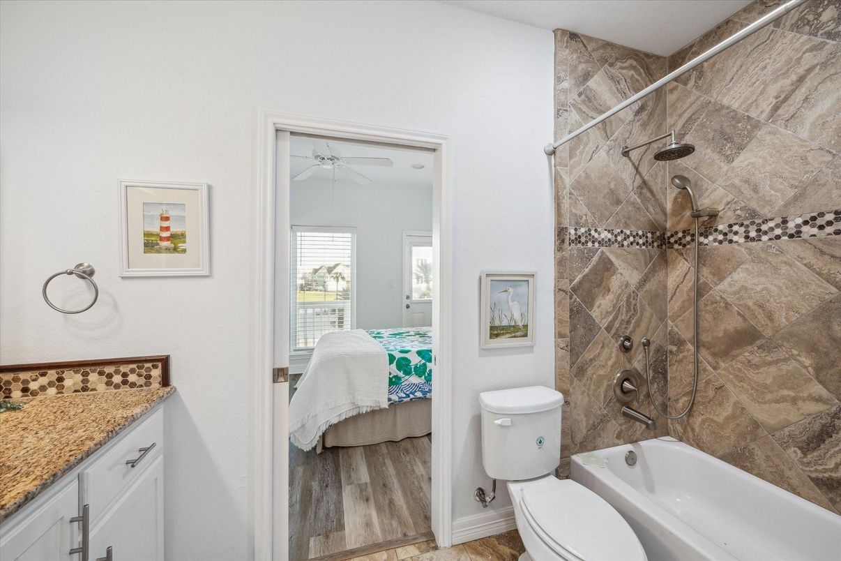 Bathroom, Interior, Wood Texture Flooring