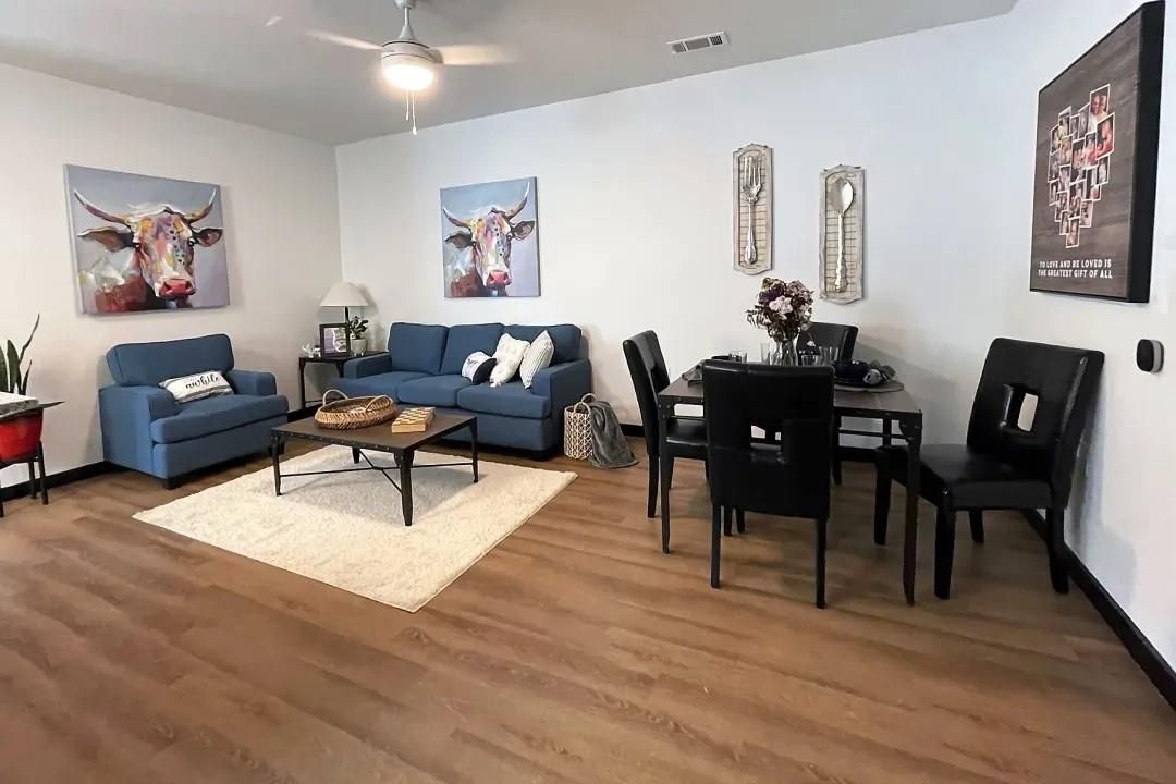 Dining room, Interior, Living room, Wood Texture Flooring