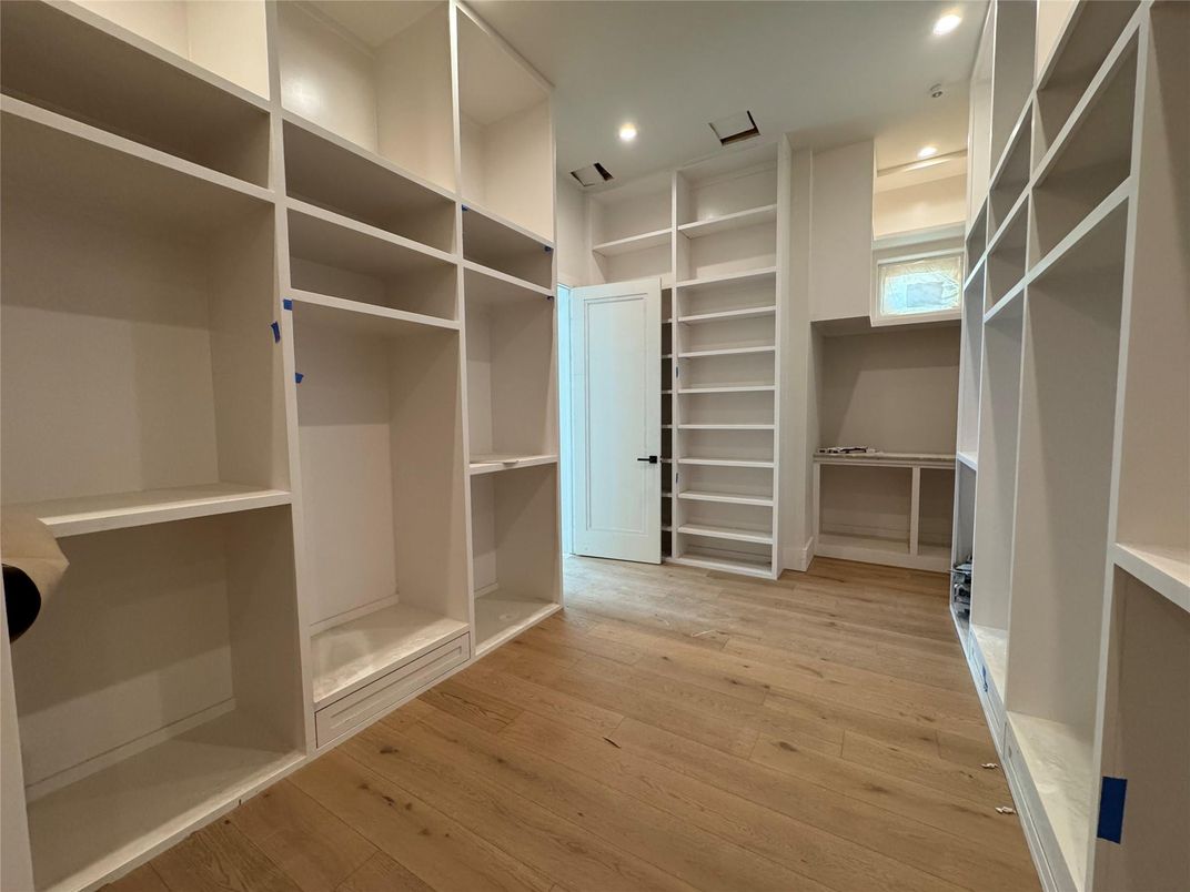 Interior, Recessed Lighting, Walk-in Closets, Wood Texture Flooring