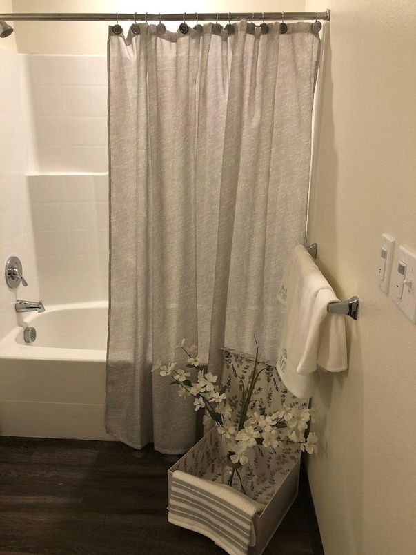 Bathroom, Interior, Wood Texture Flooring