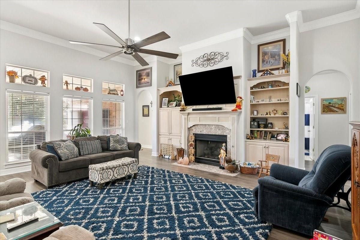 Fireplace, Interior, Living room, Wood Texture Flooring