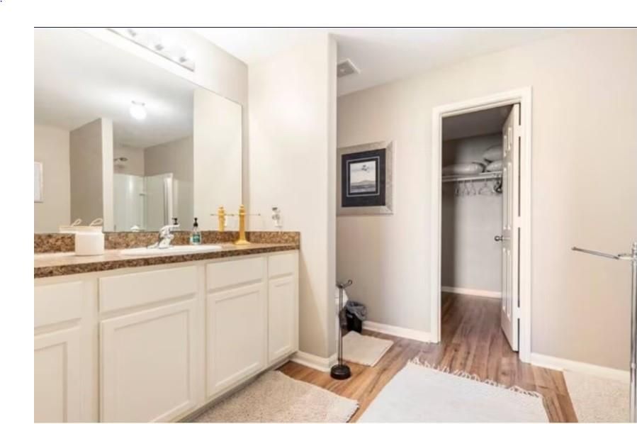 Bathroom, Interior, Wood Texture Flooring
