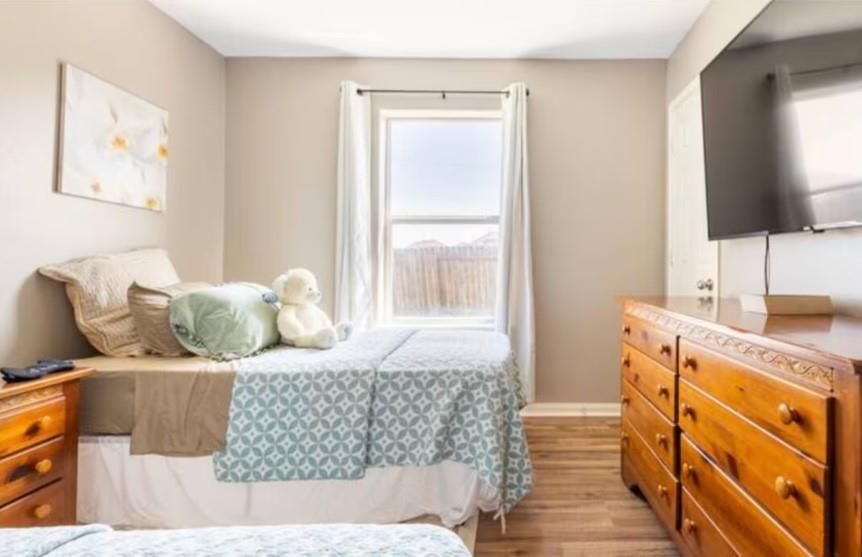 Bedroom, Interior, Wood Texture Flooring