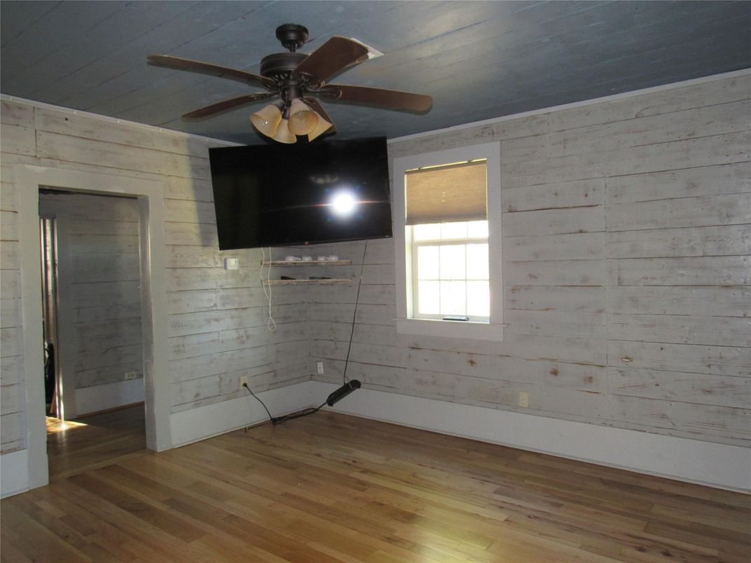Empty room, Interior, Stone Walls, Wood Texture Flooring