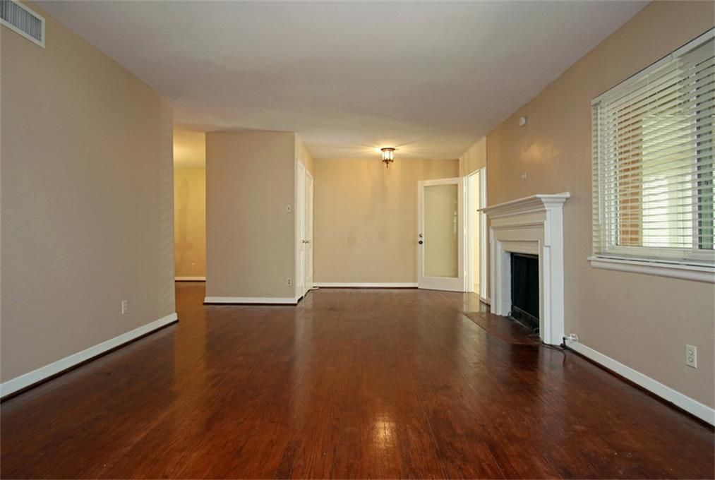 Empty room, Fireplace, Interior, Wood Texture Flooring