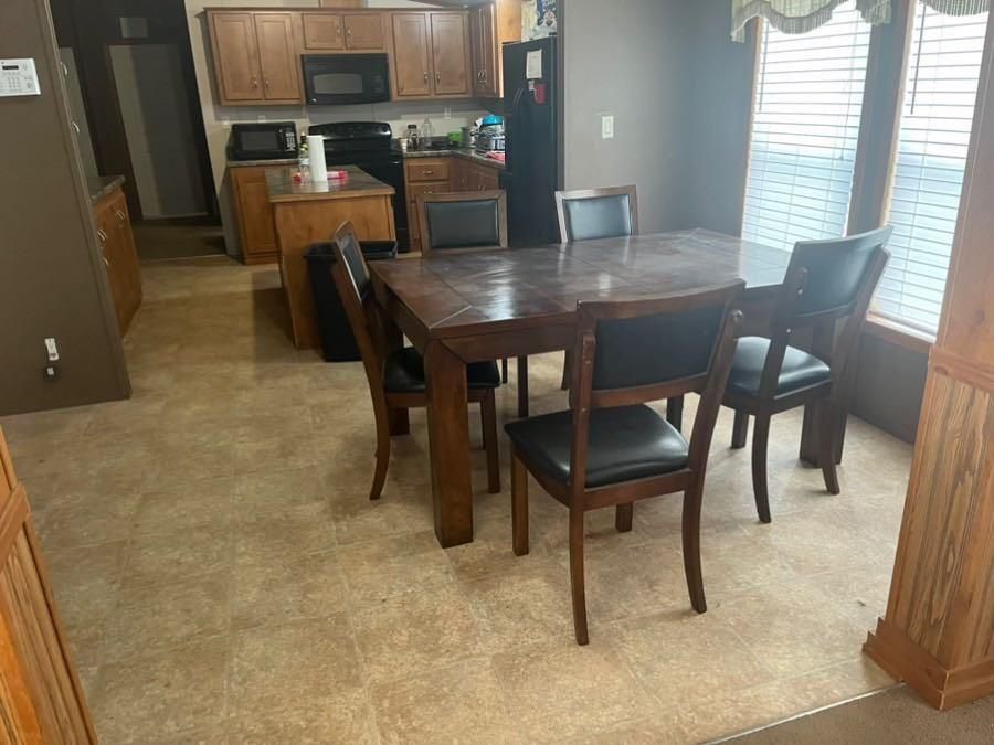 Dining room, Interior, Kitchen