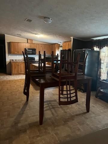 Dining room, Interior, Kitchen, Recessed Lighting, Wooden Walls
