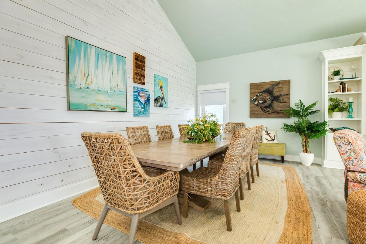 Dining room, Interior, Wood Texture Flooring