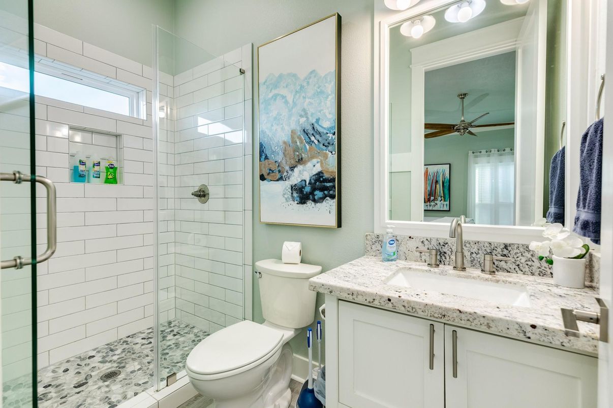 Bathroom, Glass Shower, Interior