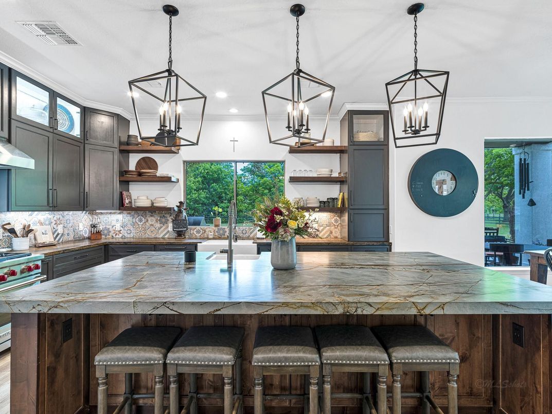 Interior, Kitchen, Pendant Lights, Recessed Lighting