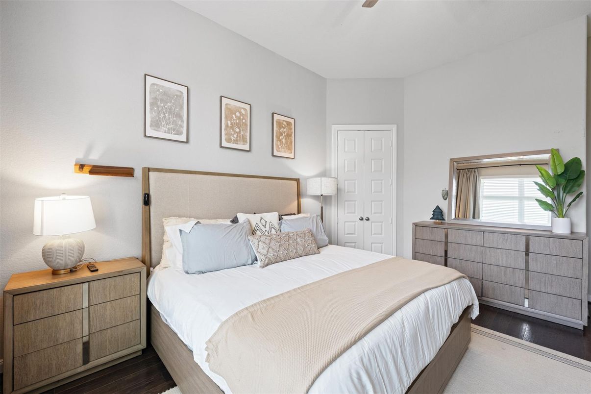 Bedroom, Interior, Wood Texture Flooring