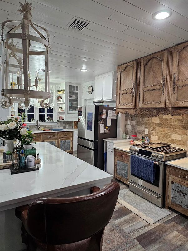 Interior, Kitchen, Recessed Lighting, Stainless Steel Appliances