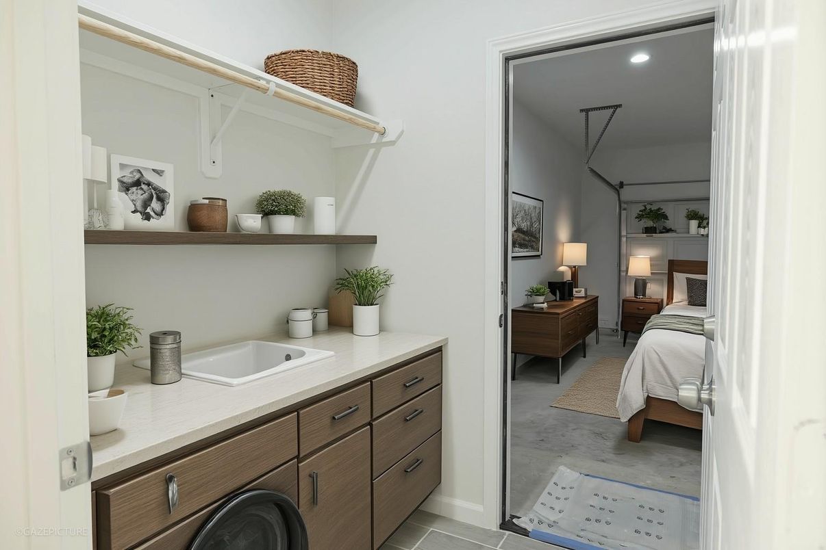 Bedroom, Interior, Recessed Lighting