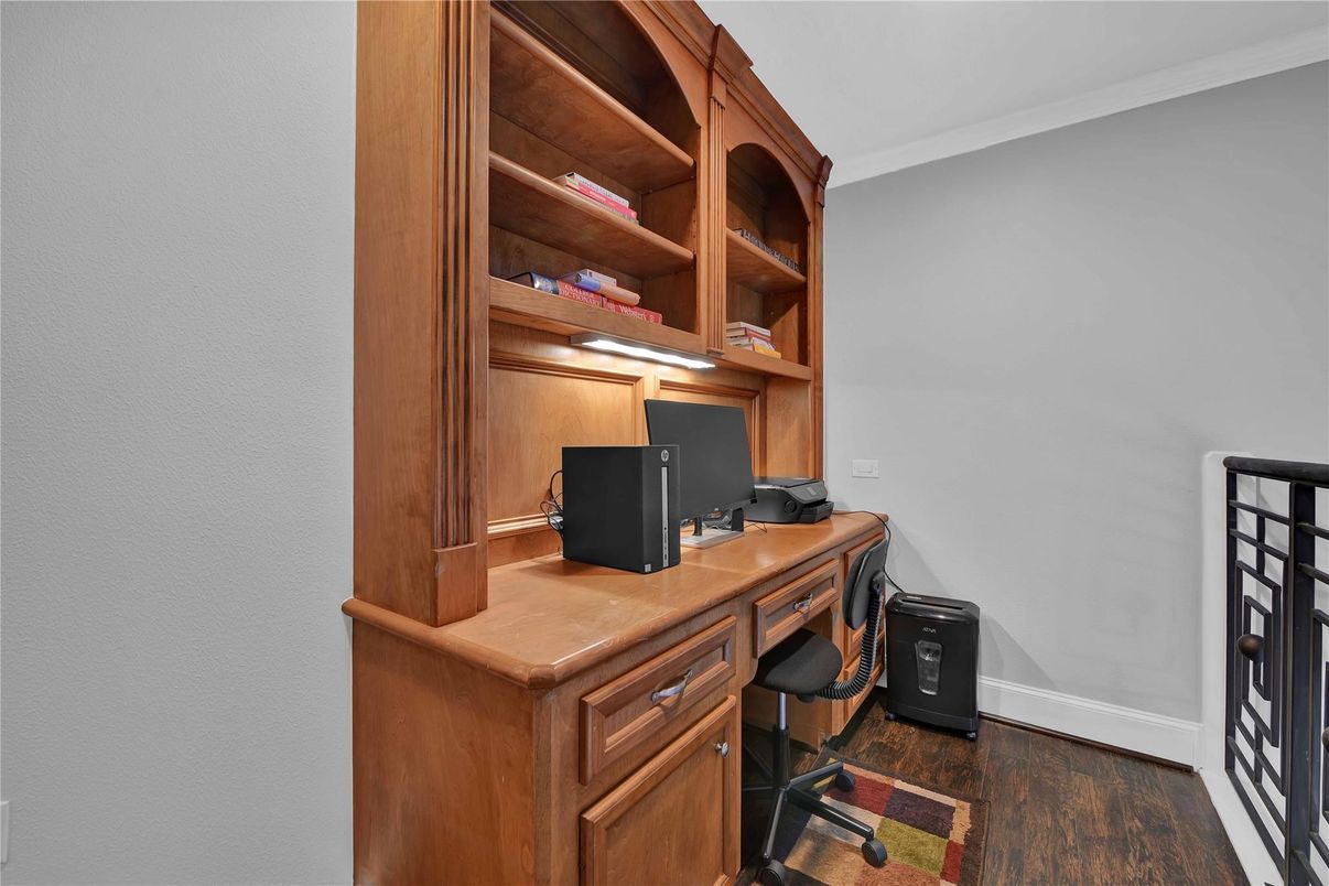 Home Office, Interior, Wood Texture Flooring