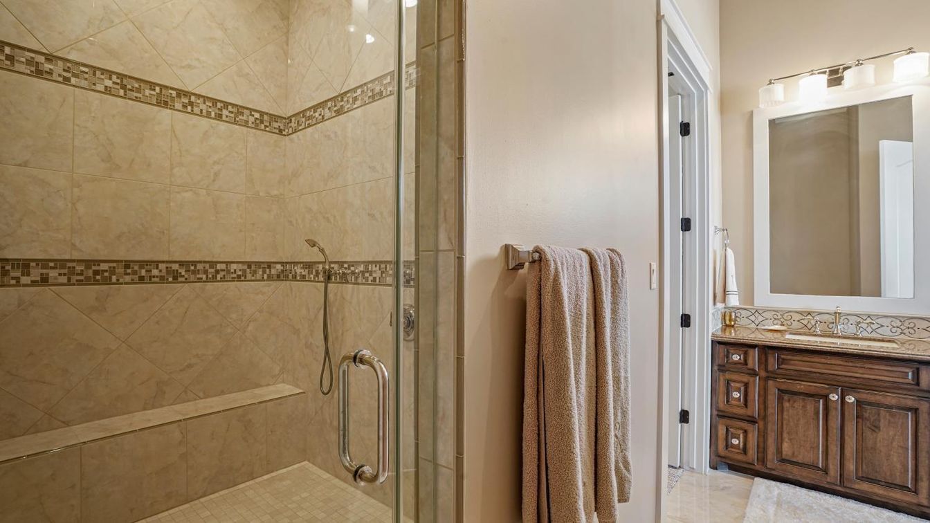 Bathroom, Glass Shower, Interior
