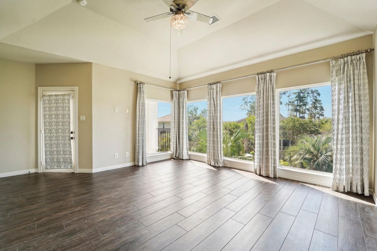 Empty room, Interior, Wood Texture Flooring