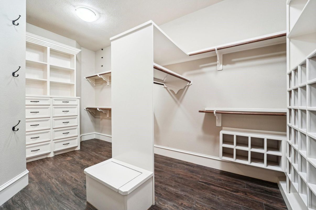 Interior, Walk-in Closets, Wood Texture Flooring