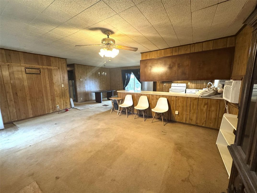Dining room, Interior, Wooden Walls