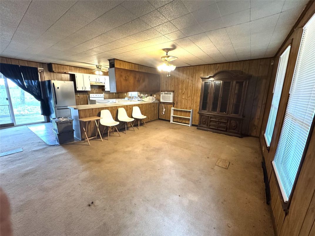 Interior, Kitchen, Wooden Walls