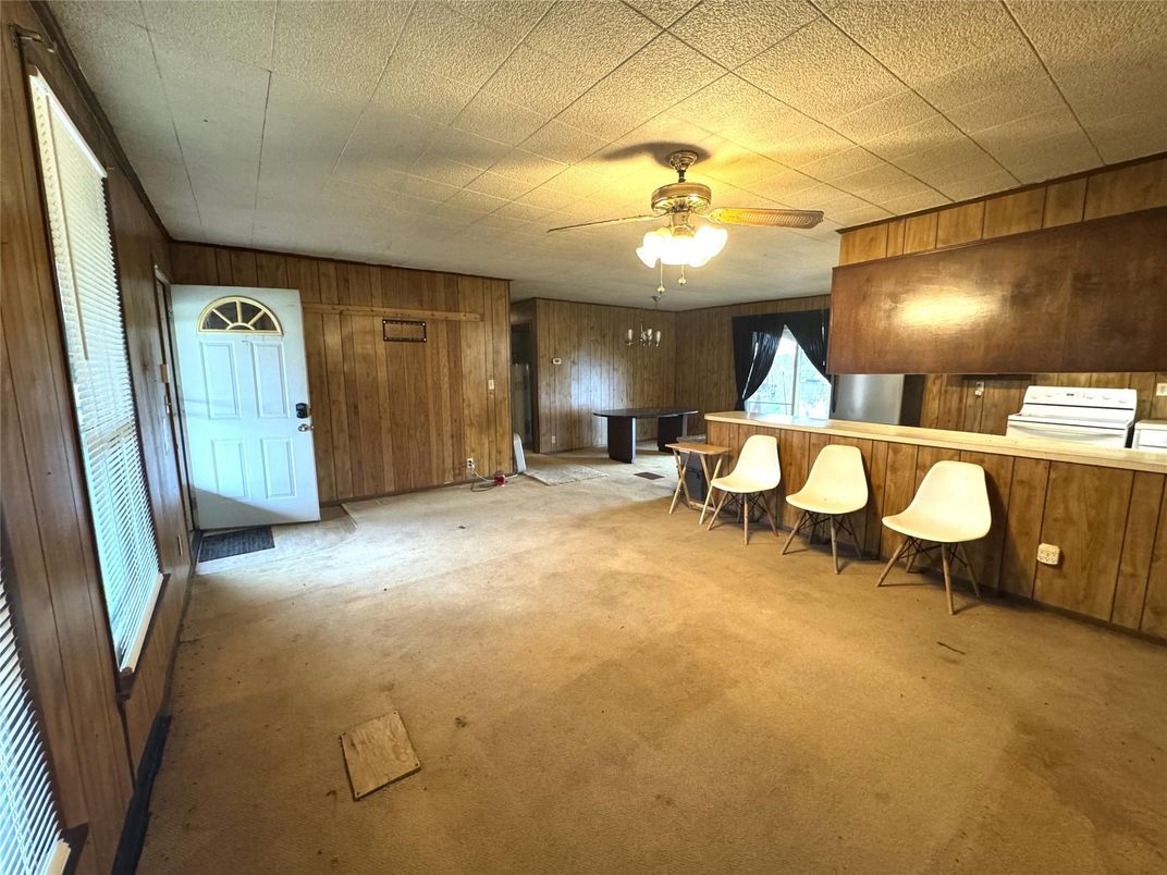 Dining room, Interior, Wooden Walls