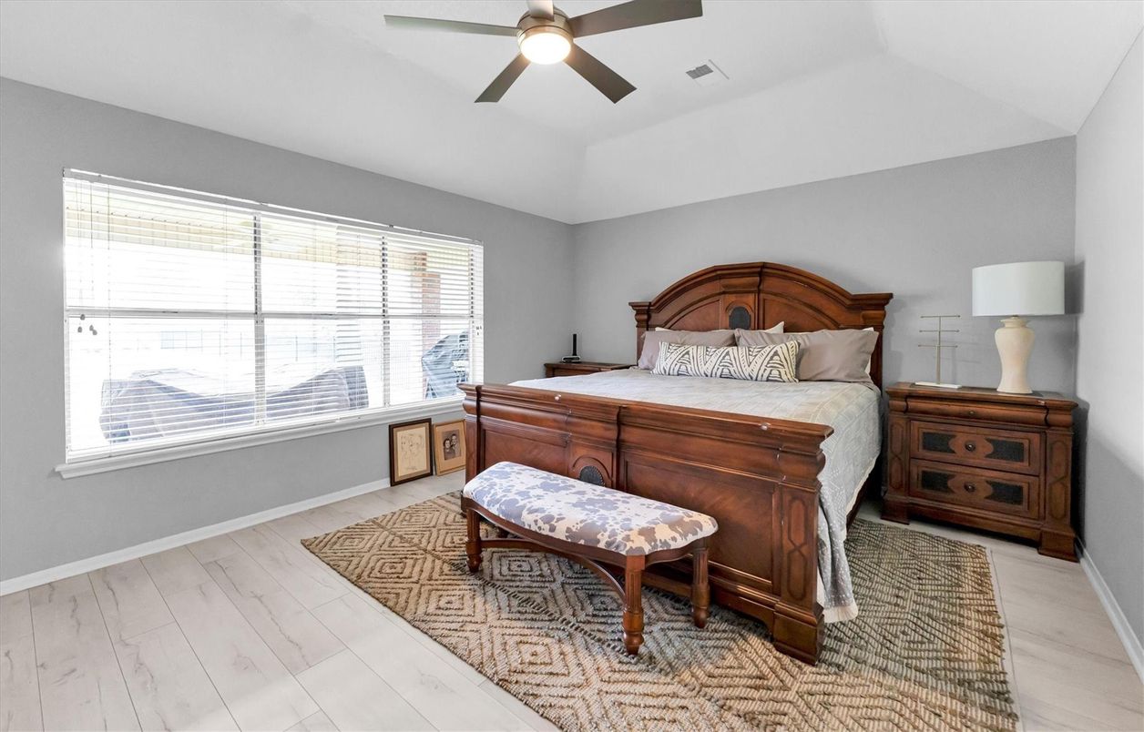 Bedroom, Interior, Wood Texture Flooring