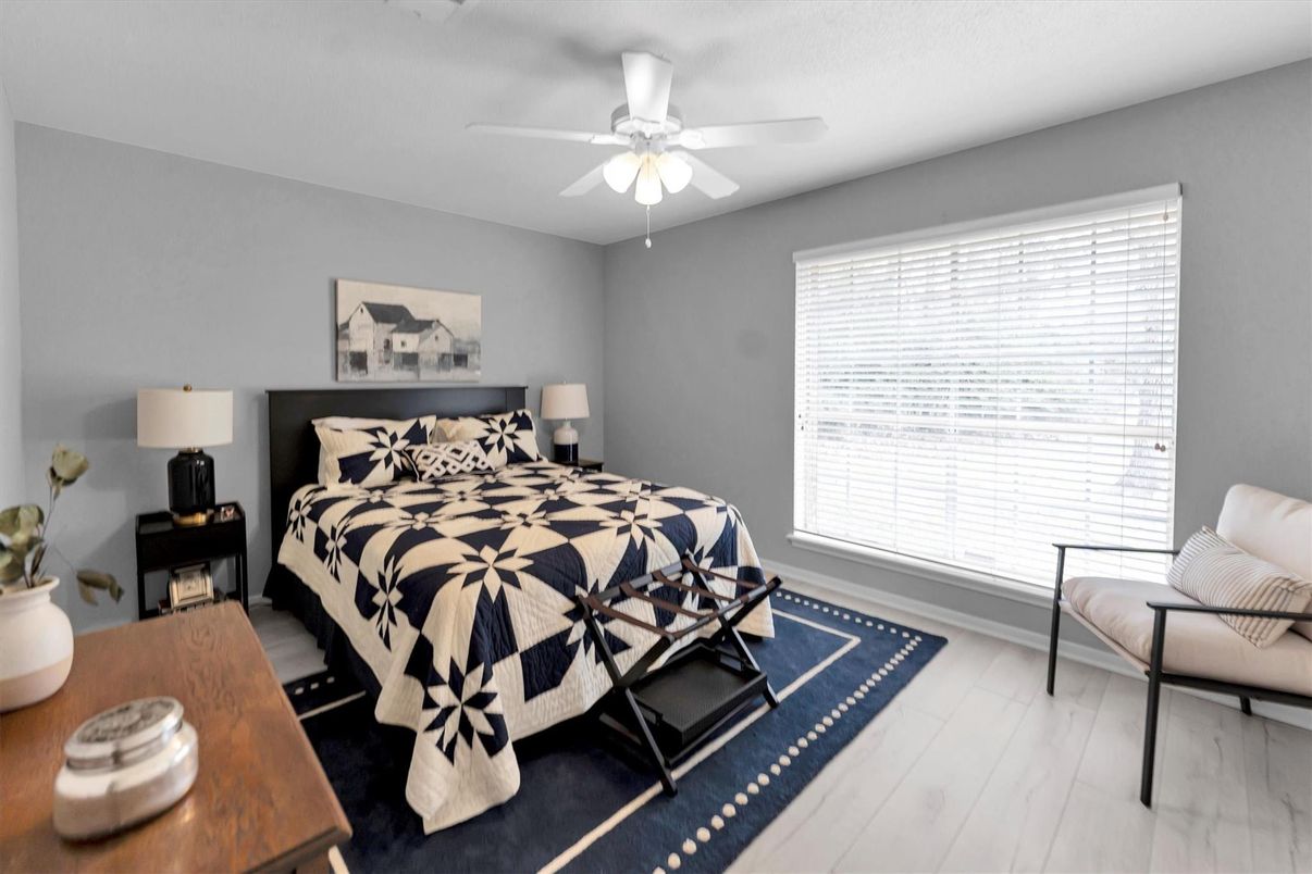 Bedroom, Interior, Wood Texture Flooring