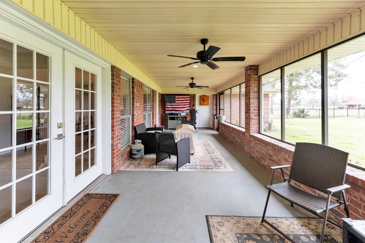Interior, Stone Walls, Sun Room
