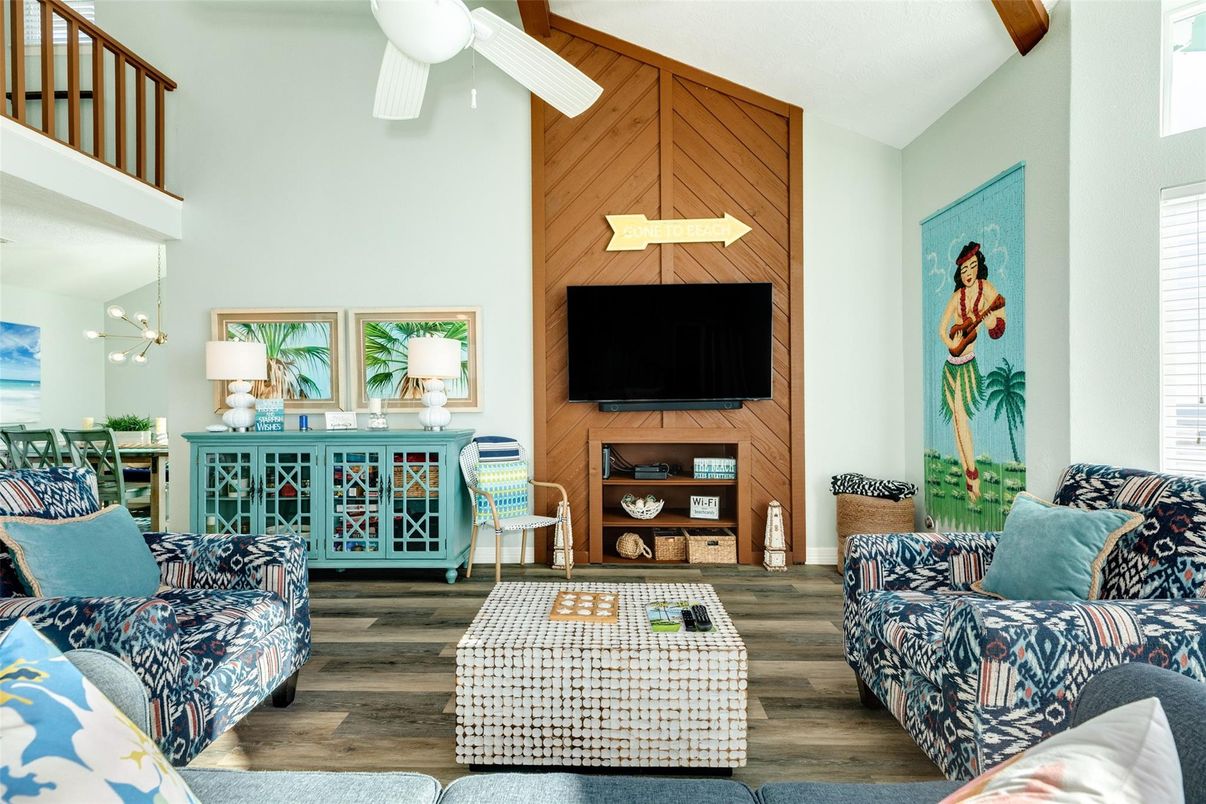 Interior, Living room, Wood Texture Flooring, Wooden Walls