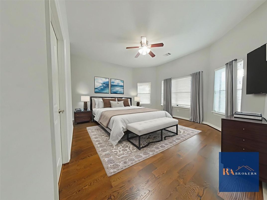Bedroom, Interior, Wood Texture Flooring
