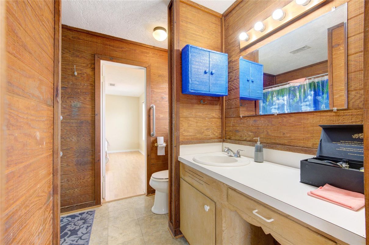 Bathroom, Interior, Wooden Walls