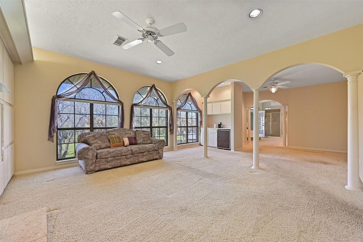 Interior, Living room, Recessed Lighting