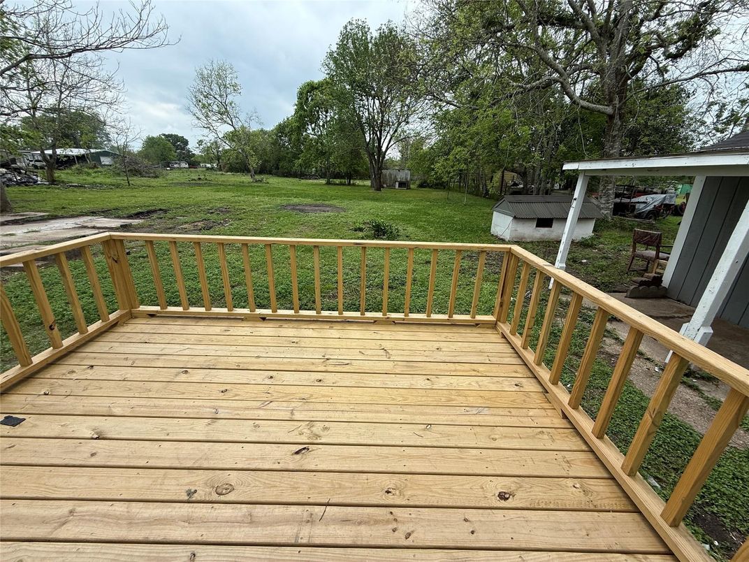 Backyard, Exterior, Wood Texture Flooring