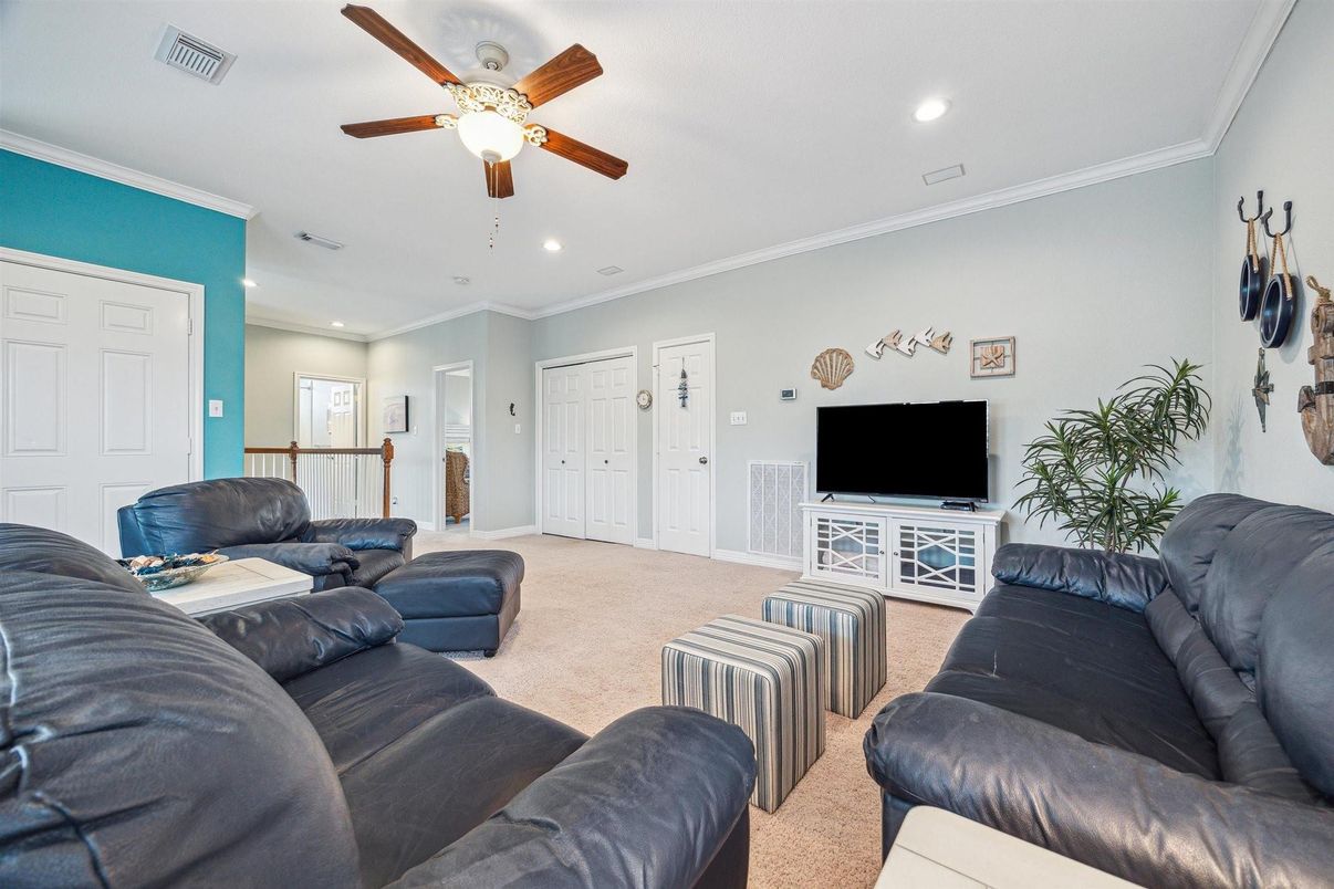 Interior, Living room, Recessed Lighting
