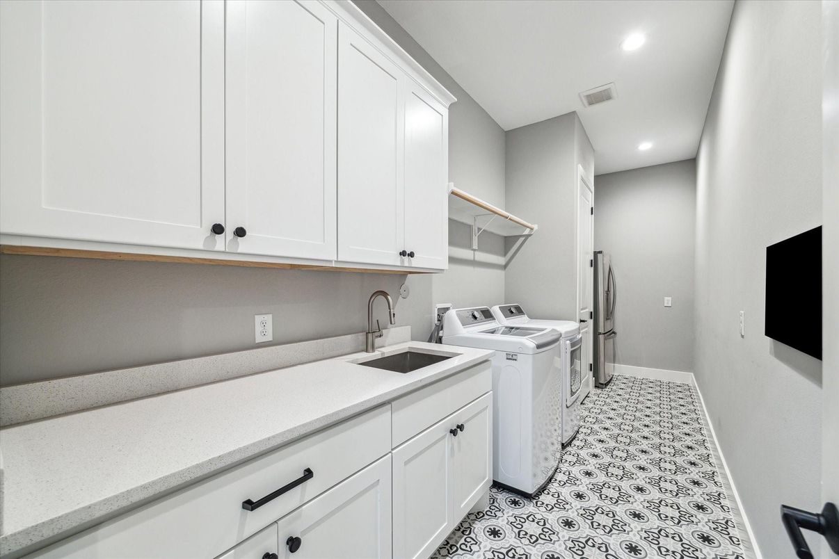Interior, Recessed Lighting, Washer