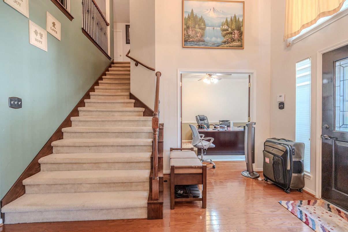 Home Office, Interior, Wood Texture Flooring