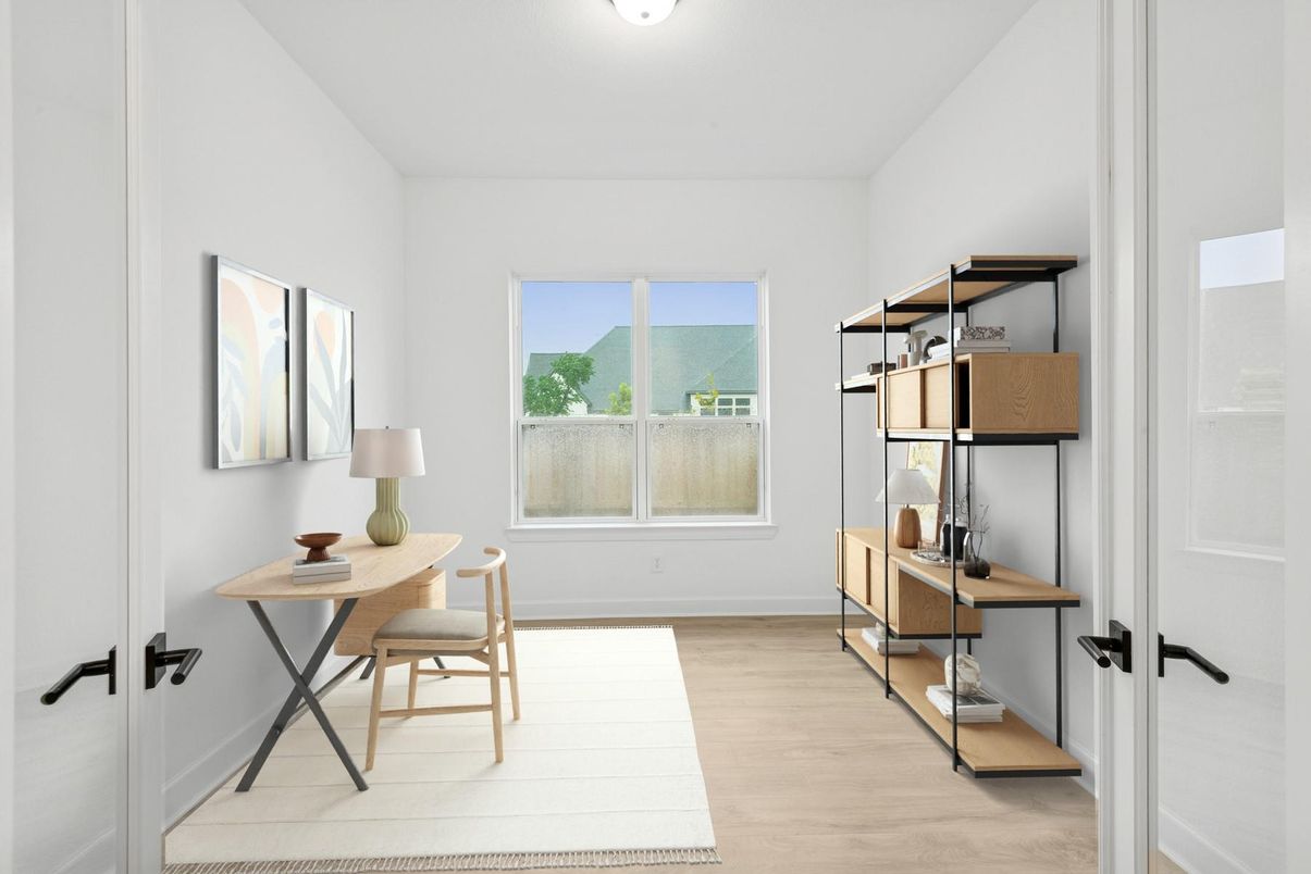 Home Office, Interior, Wood Texture Flooring