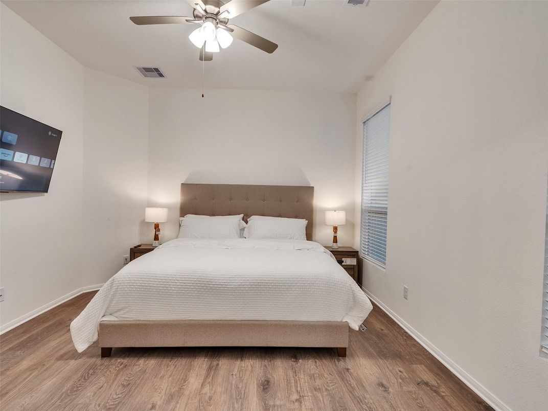 Bedroom, Interior, Wood Texture Flooring