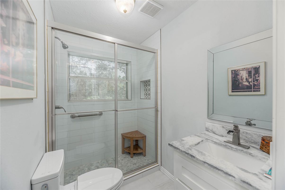 Bathroom, Glass Shower, Interior